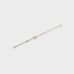 Livatilla Altın Kaplama Dorika Toplu & Ataç Zincir Model Papatya Gümüş Kadın Bileklik