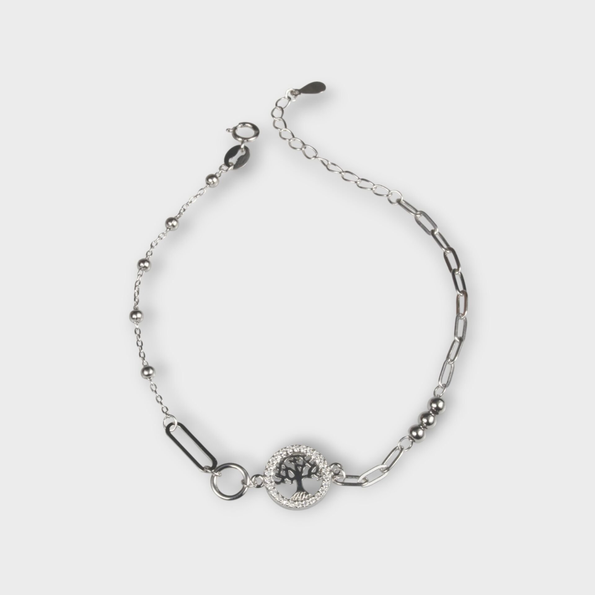 Livatilla Yaşam Ağacı 925 Ayar Gümüş Kadın Bileklik