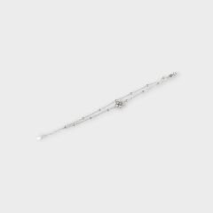 Livatilla Yonca İkili Kombin Dorika Toplu 925 Ayar Gümüş Kadın Bileklik