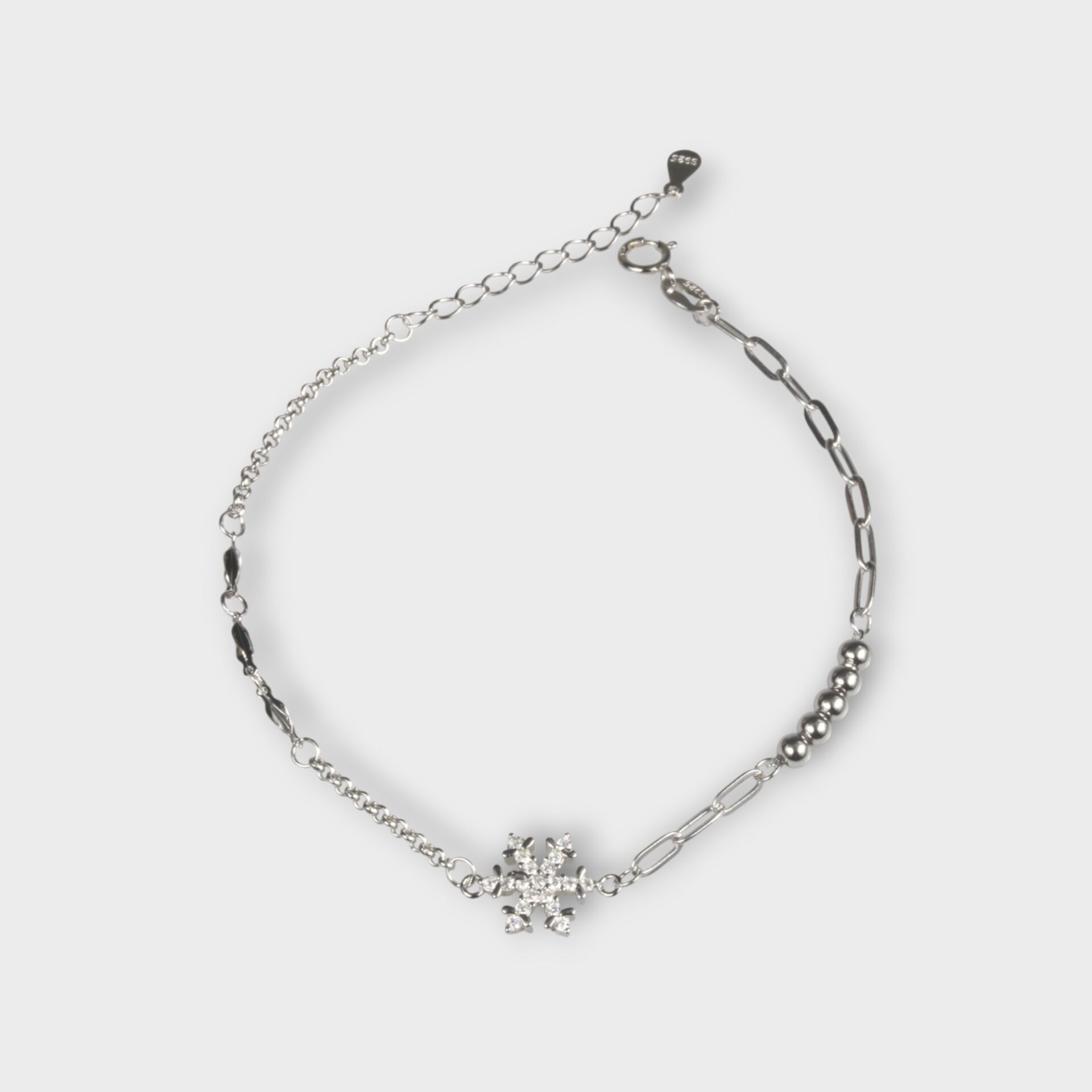 Livatilla Altın Kaplama Dorika Toplu Kartanesi 925 Ayar Gümüş Kadın Bileklik