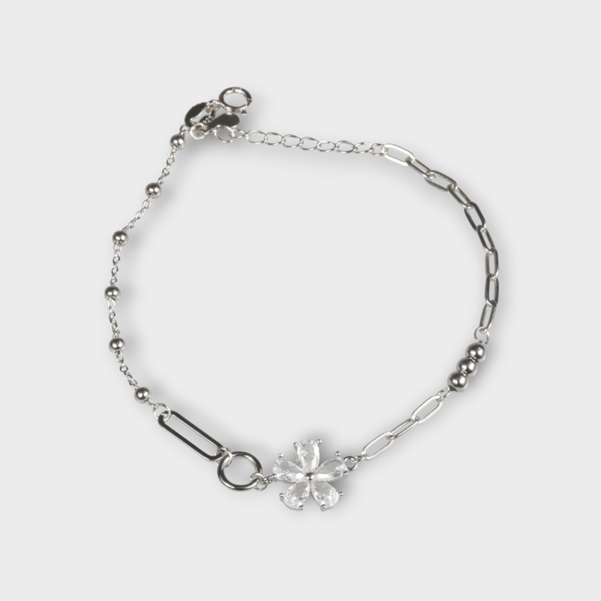 Livatilla Papatya 925 Ayar Gümüş Kadın Bileklik