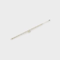 Livatilla İki Zincir Kombin Baget 925 Ayar Gümüş Kadın Bileklik