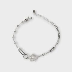 Livatilla Çiçek 925 Ayar Gümüş Kadın Bileklik