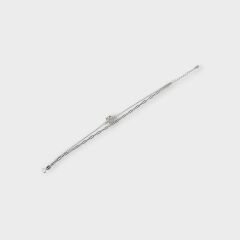 Livatilla İki Zincir Kombin Kartanesi 925 Ayar Gümüş Kadın Bileklik