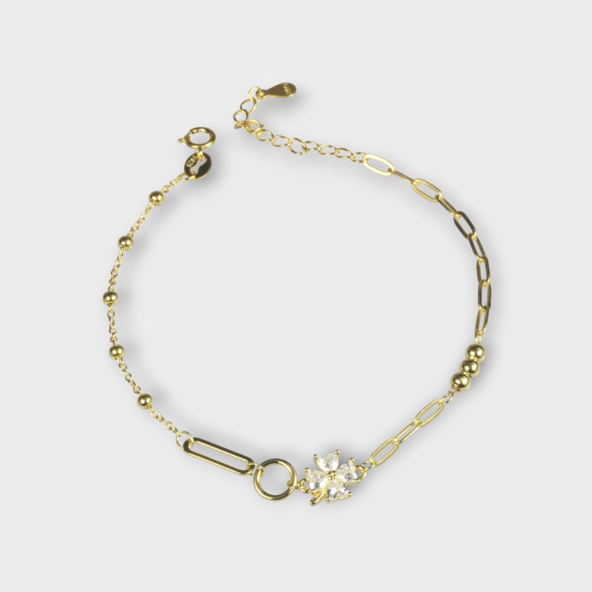 Livatilla Yonca 925 Ayar Gümüş Kadın Bileklik