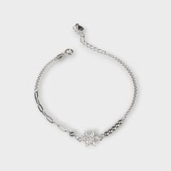 Livatilla Papatya 925 Ayar Gümüş Kadın Bileklik