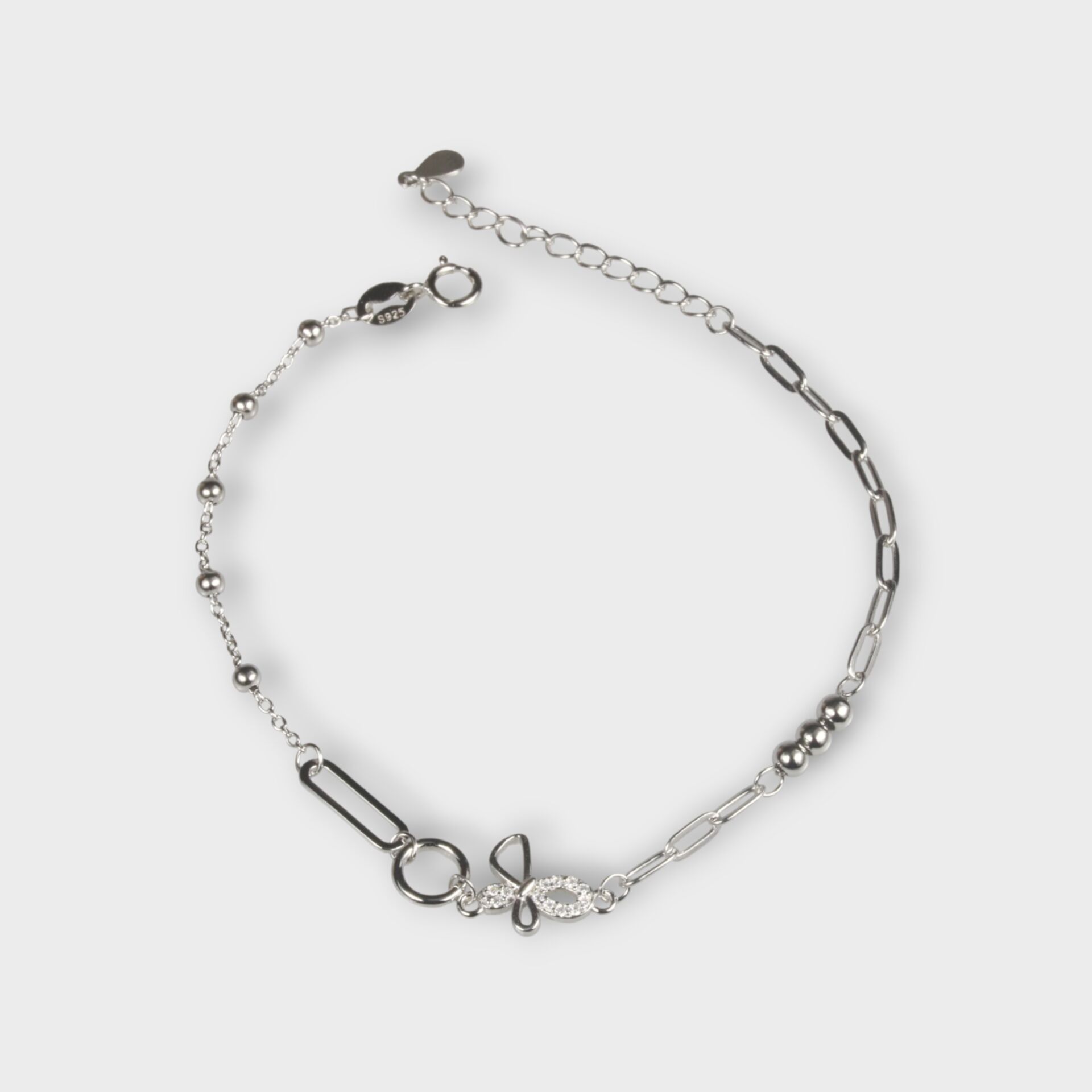 Livatilla Kelebek 925 Ayar Gümüş Kadın Bileklik