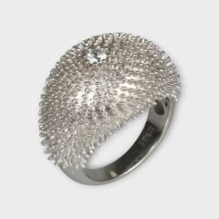 Livatilla Kirpi Model 925 Ayar Gümüş Kadın Yüzük