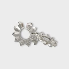 Livatilla Güneş Model 925 Ayar Gümüş Kadın Küpe Şık Tasarım