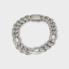 Livatilla Gurmet Pırlanta Montür Füzyon  Model 925 Ayar Gümüş Kadın Bileklik