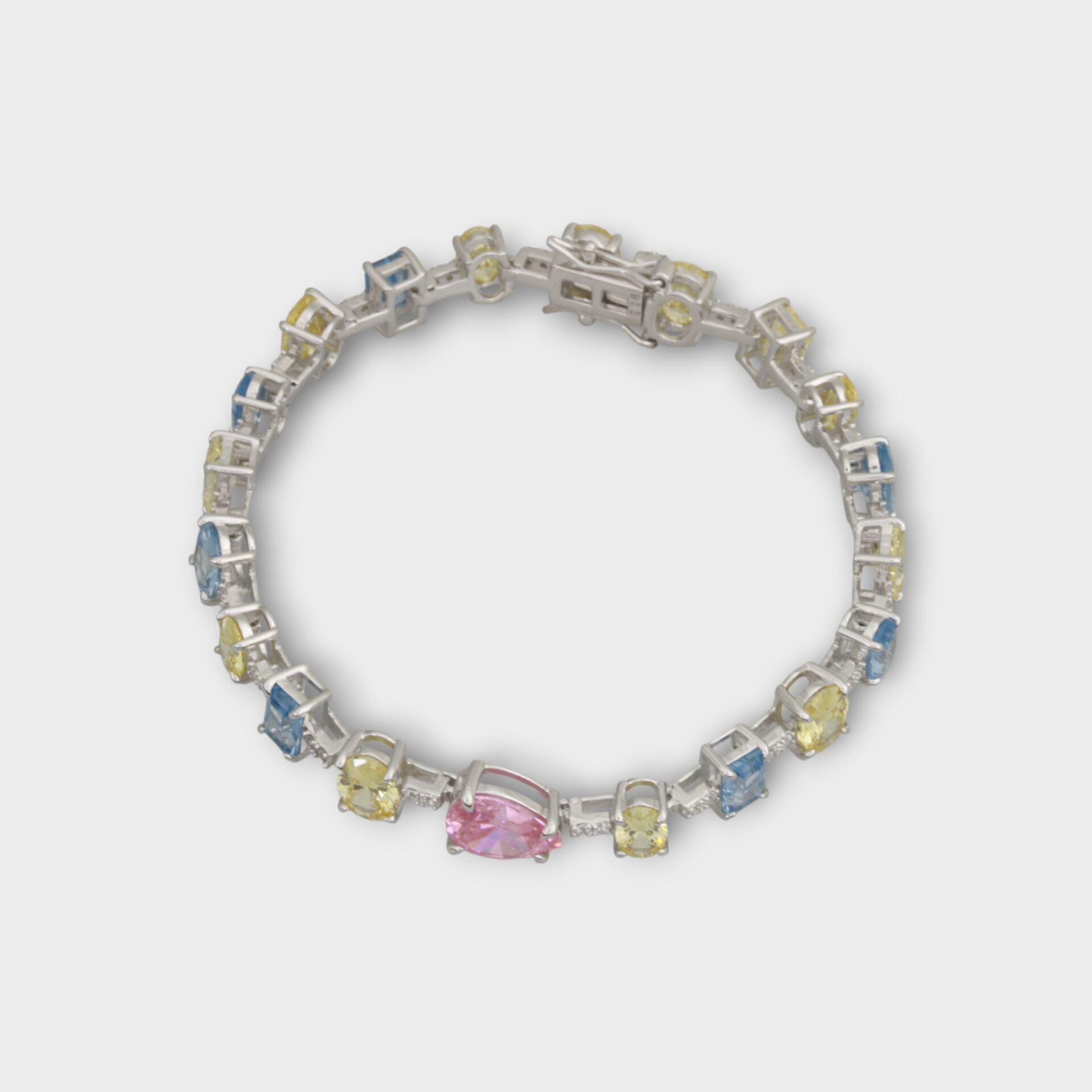 Livatilla Excellent Multi Color Model 925 Ayar Gümüş Kadın Bileklik