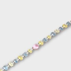 Livatilla Excellent Multi Color Model 925 Ayar Gümüş Kadın Bileklik