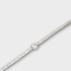 Livatilla Prenses Montür Su Yolu Model 925 Ayar Gümüş Kadın Bileklik