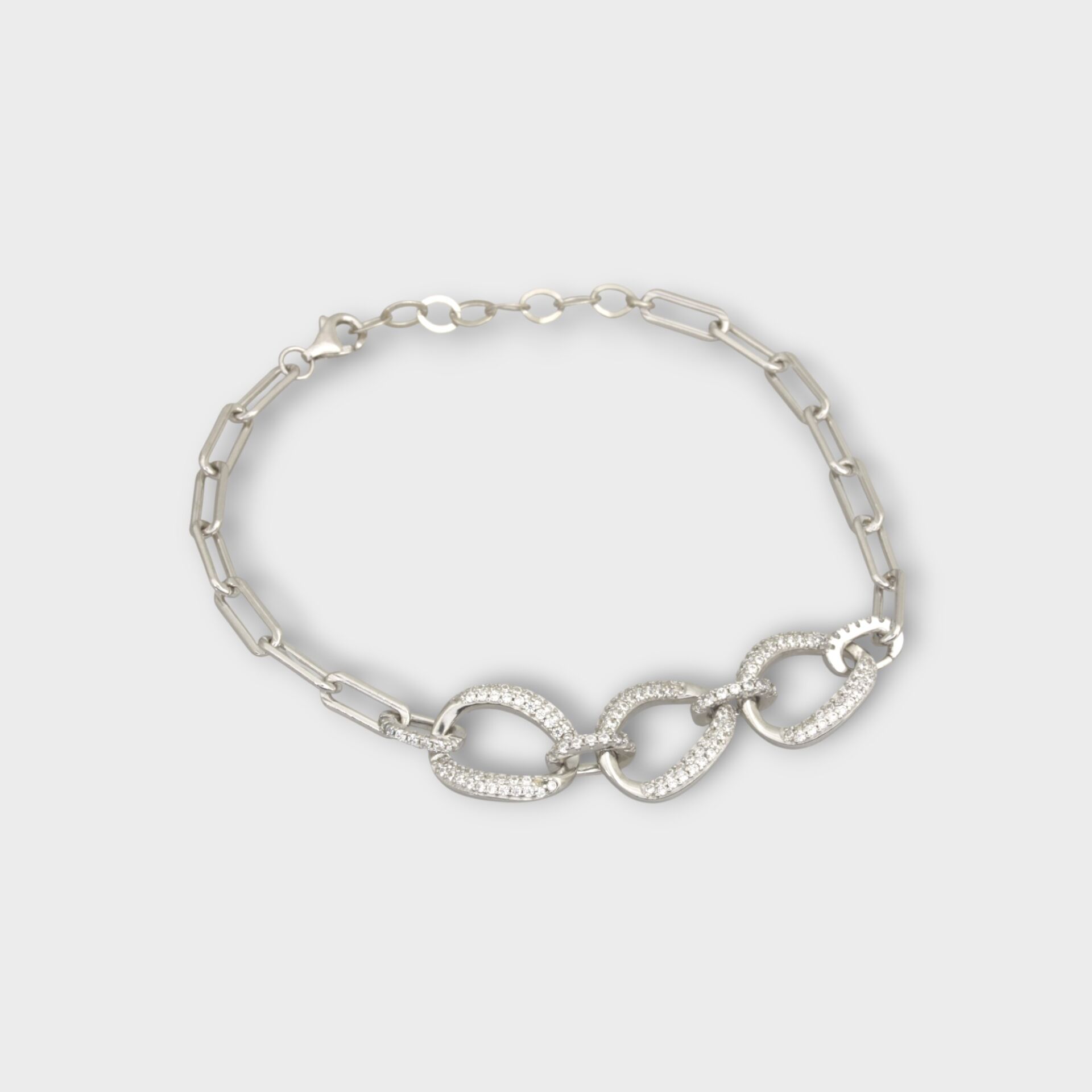 Livatilla Gurmet Ataç Zincir  Model 925 Ayar Gümüş Kadın Bileklik  Şık Tasarım