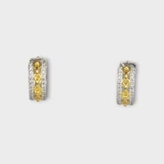 Livatilla Zirkonyum Taş Halka  Model 925 Ayar Gümüş Kadın Küpe  Şık Tasarım