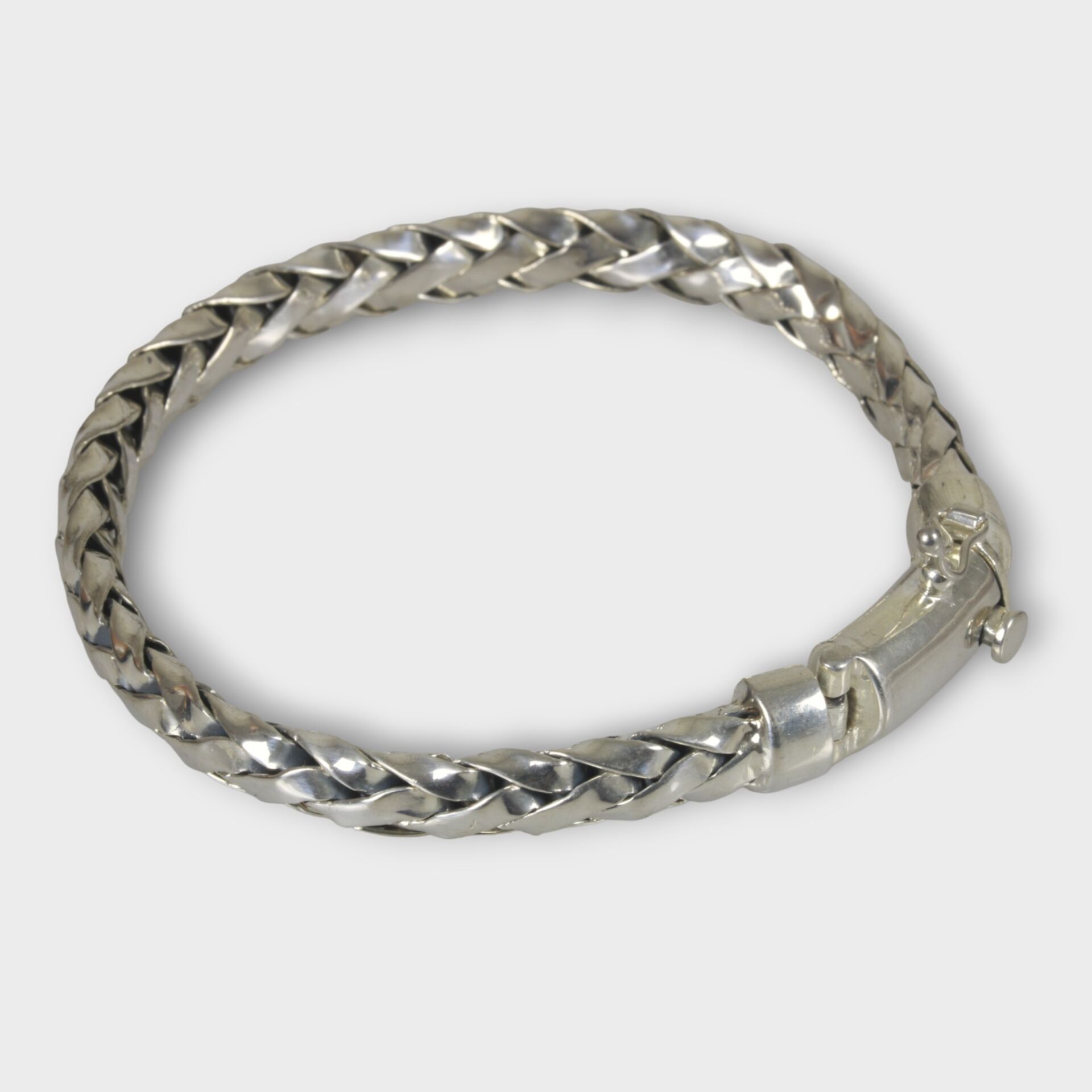 Livatilla İthal Model 925 Ayar Gümüş Erkek Bileklik  Şık Tasarım