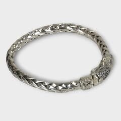 Livatilla İthal Halat Model 925 Ayar Gümüş Erkek Bileklik Şık Tasarım