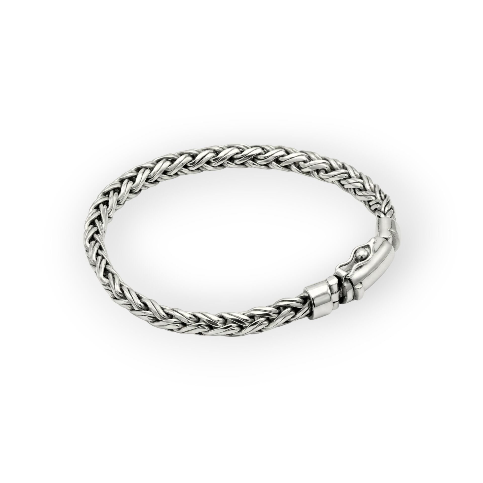 Livatilla İthal Halat Model 925 Ayar Gümüş Erkek Bileklik  Şık Tasarım