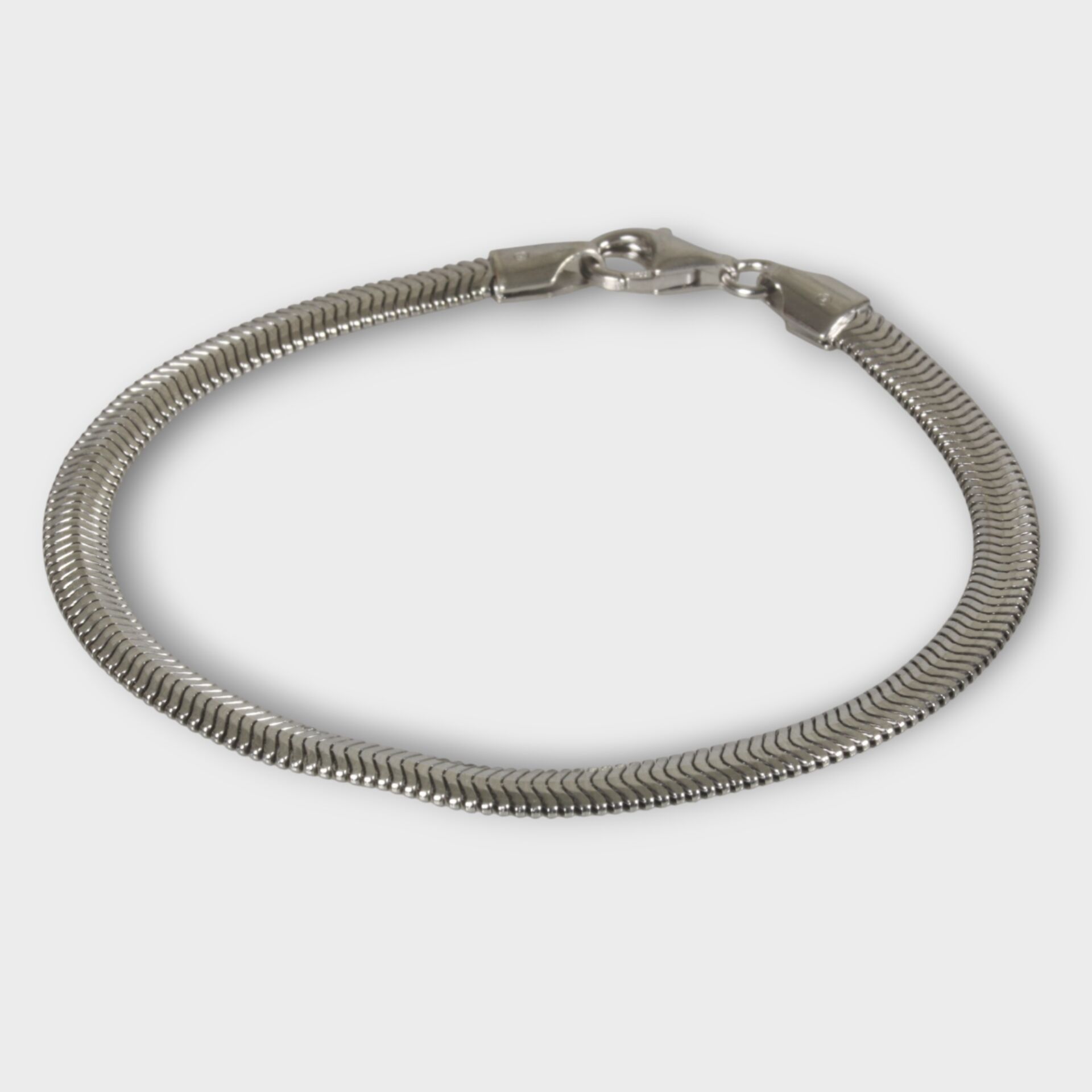 Livatilla Yılan Zincir Model 925 Ayar Gümüş Erkek Bileklik Şık Tasarım