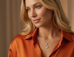 Livatilla Nysa Model 925 Ayar Gümüş Kadın Kolye