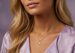 Livatilla Çınar Yaprak Model Gümüş Kadın Kolye