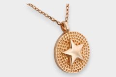 Livatilla Yıldız Gümüş Kadın Kolye