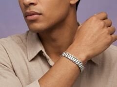 Livatilla 925 Ayar Gümüş Erkek Bileklik