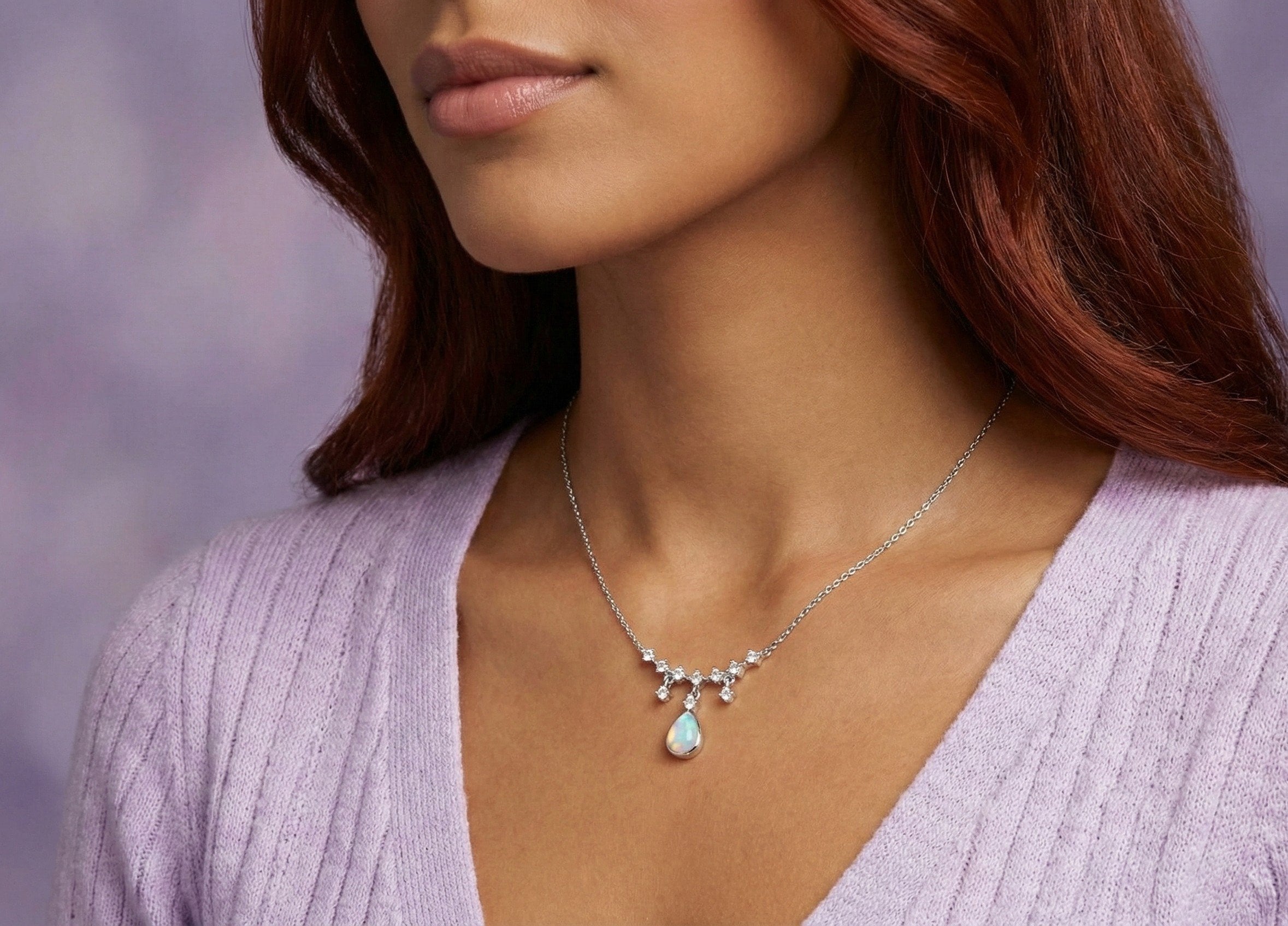 Zarif Gümüş Kolyeler